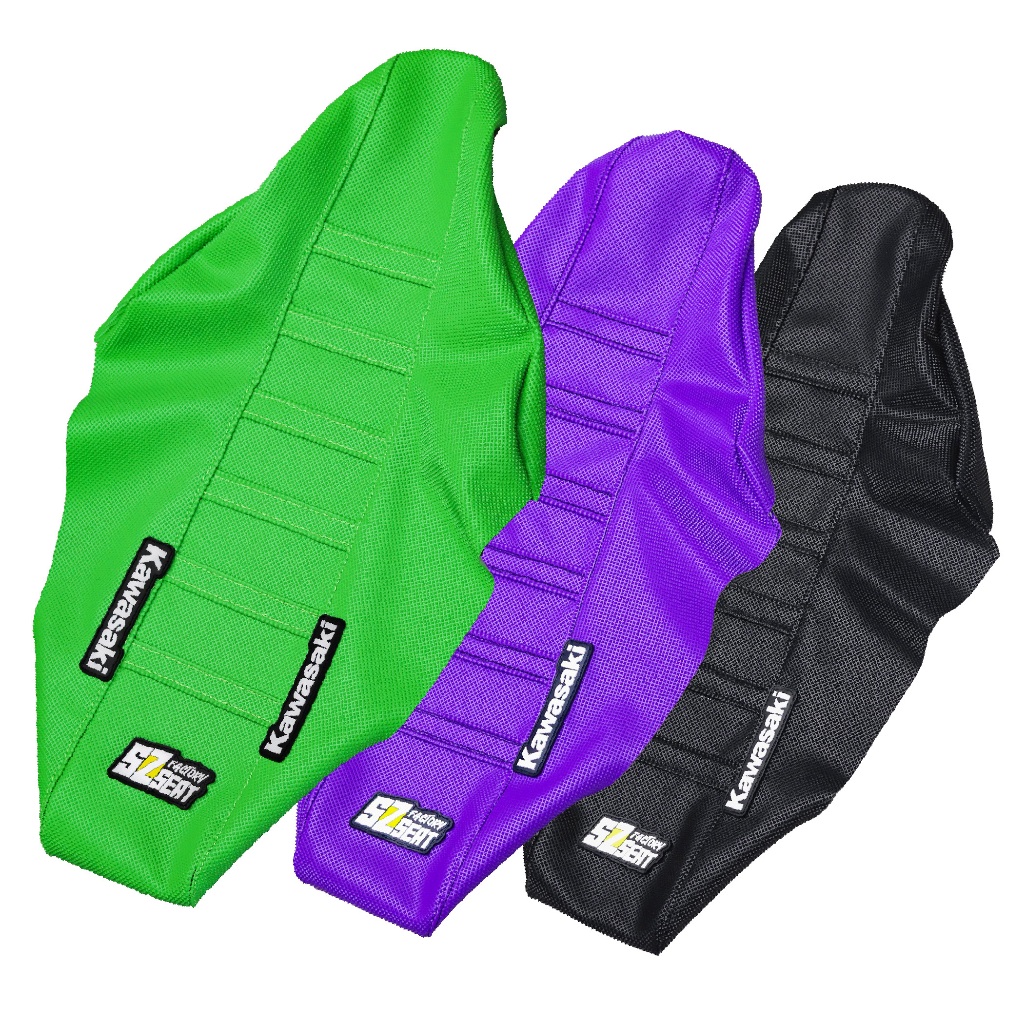 ผ้าเบาะ SZ Factory ตรงรุ่น KLX140 ใส่เบาะเดิมได้และเสริมสูงได้