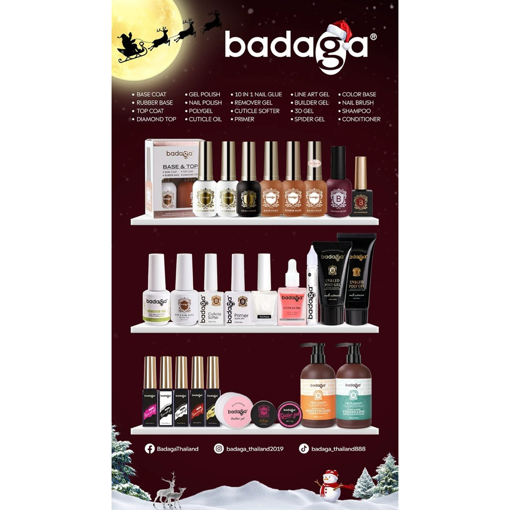 เซตติดทนบาดาก้า6ตัว(แยกขวด)ใช้ต่อเล็บทารองพื้นเสริมเล็บแน่นมากmadeinUSA - รูปที่ 7