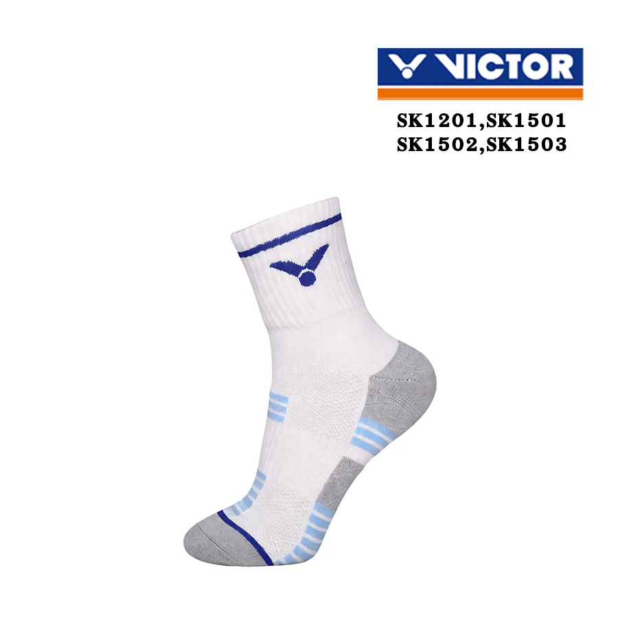 VICTOR ถุงเท้ากีฬาแบดมินตัน Size L รุ่น SK1201 / SK1501 / SK1502 / SK1503