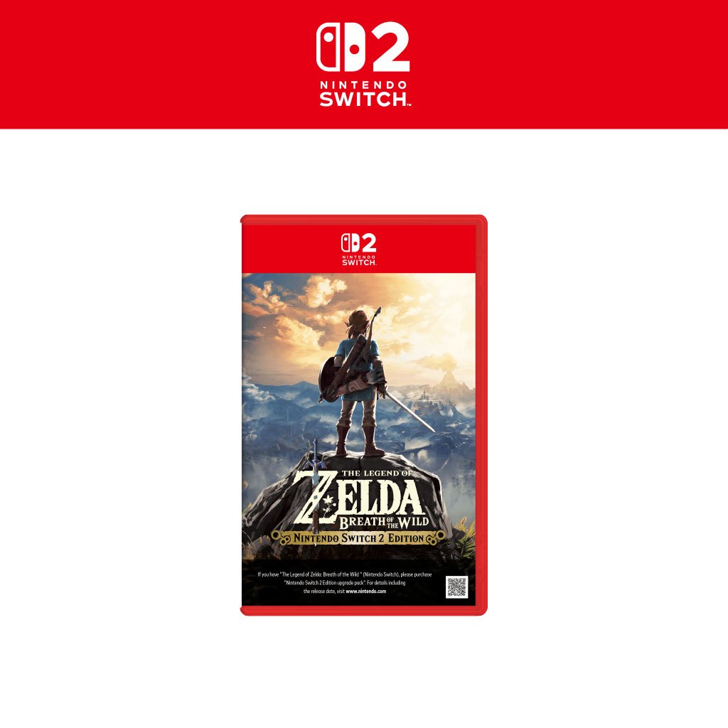 [Nintendo Official Store] The Legend of Zelda: Breath of the Wild – Nintendo Switch 2 Edition (แผ่นเกมส์)
