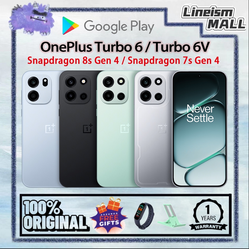 OnePlus Turbo 6 Snapdragon 8s Gen 4 / OnePlus Turbo 6V Snapdragon 7s Gen 4 6.78" 9000mAh OnePlus Tur