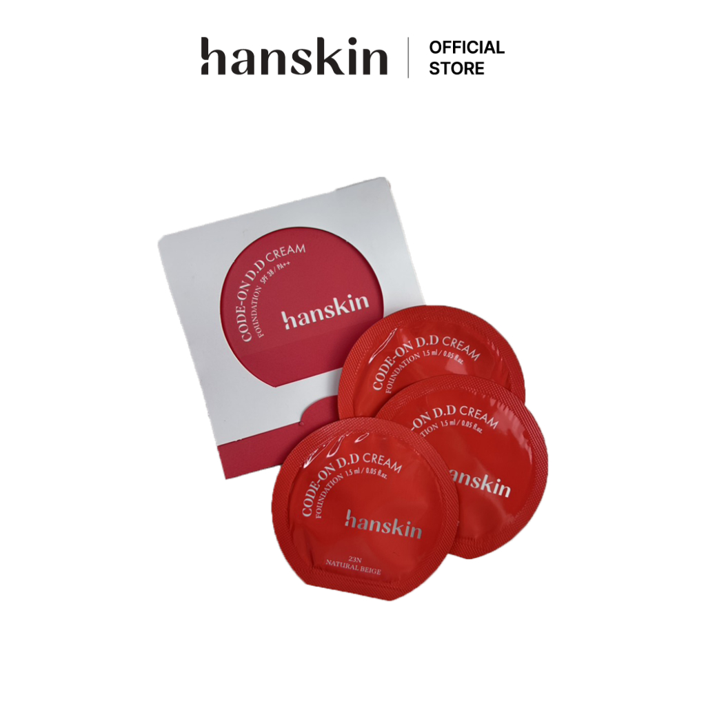 [Not For Sale] HANSKIN Code-on DD Cream Foundation 1.5ml [SPF38/PA++]