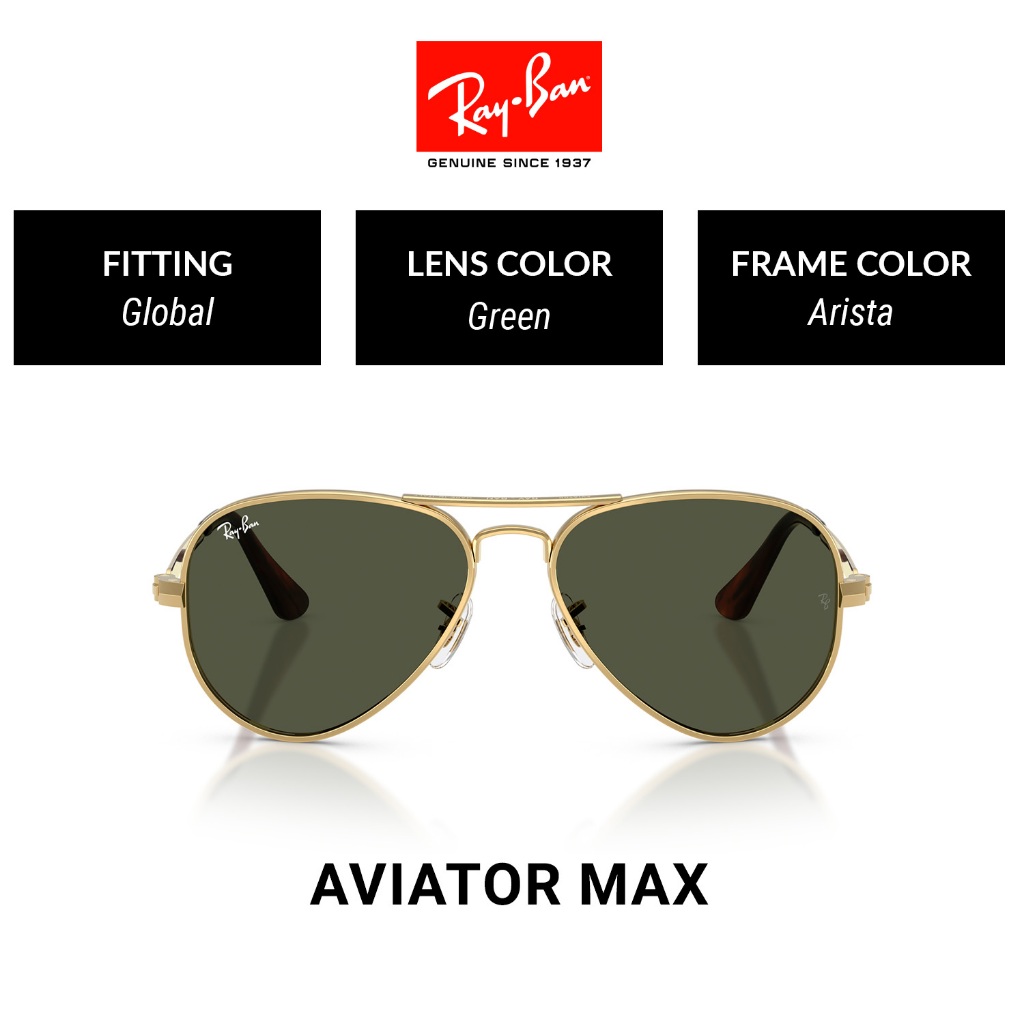 RAY-BAN AVIATOR MAX 0RB3925 001/3158 58