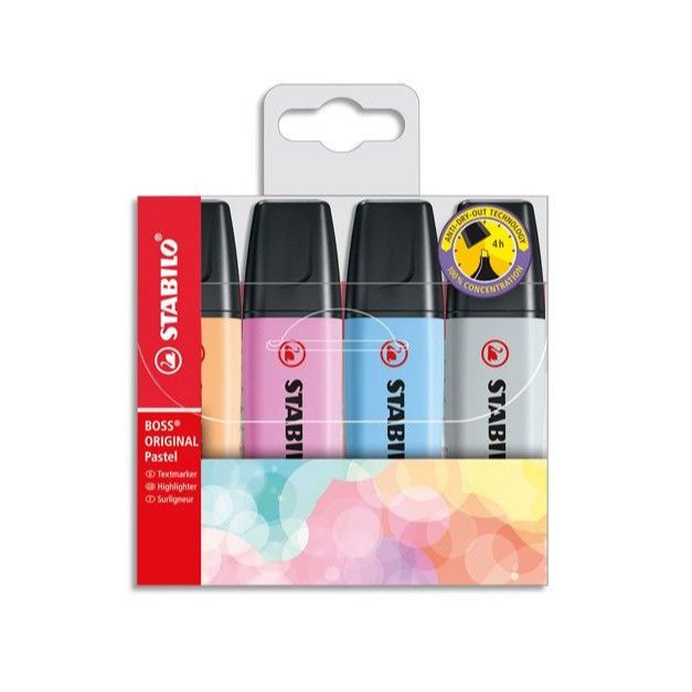 [Official Store] STABILO สตาบิโล Boss Original Pastel ปากกาไฮไลท์ ปากกาเน้นข้อความ สีพาสเทล 1 ด้าม
