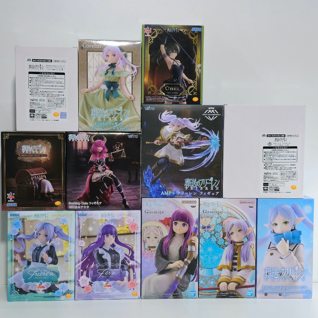 [ฟิกเกอร์แท้] Sousou no Frieren - Frieren / Fern / Aura - AMP+ / Coreful / Luminasta / Grandista / Desktop Cute