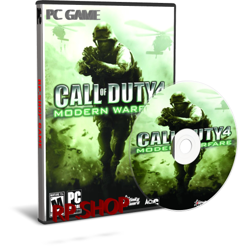 แผ่นเกมคอม PC - CALL OF DUTY 4 - MODERN WARFARE