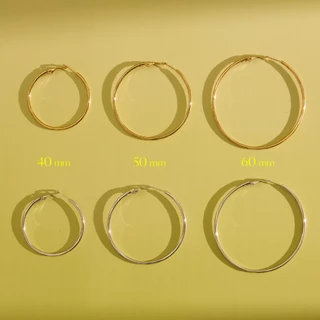 Valichain - Violette Thin Hoop Earring