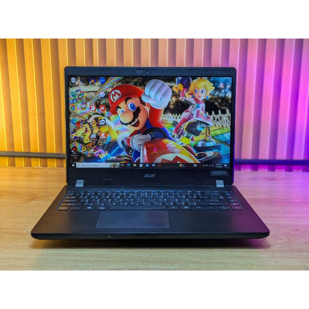 second hand notebook  Acer TravelMate P214-53  สเปก intel Core i5 -1135G7 (gen11)