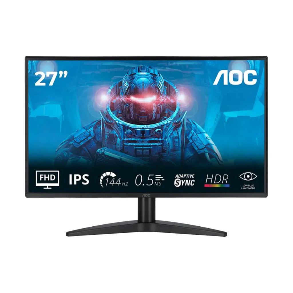 MONITOR (จอมอนิเตอร์) AOC 27B36X 27" 1920*1080 IPS 144Hz Adaptive sync Gaming Monitor