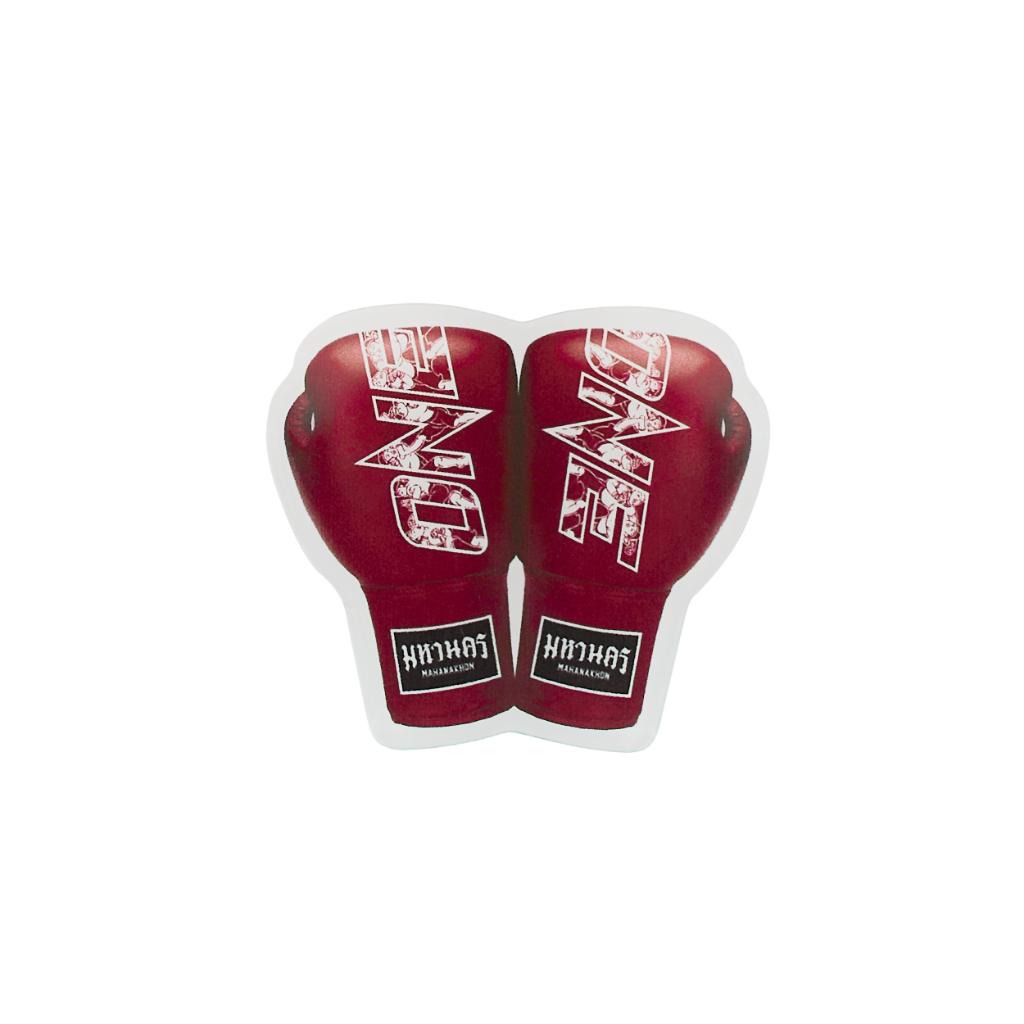 MAHANAKHON X ONE BOXING GLOVES MAGNET เซตแม่เหล็กนวมต่อยมวย