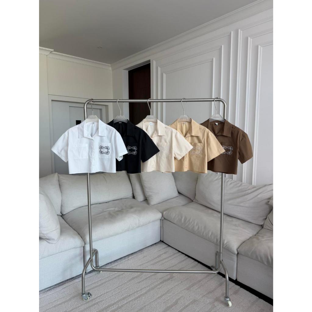 PTSH418 Shirt Crop Logo Promthong