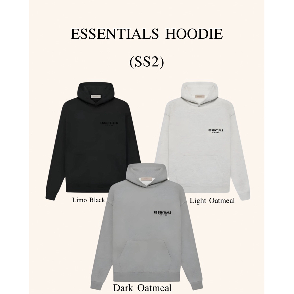 ESSENTIALS HOODIE (s22) 💯 พร้อมส่ง