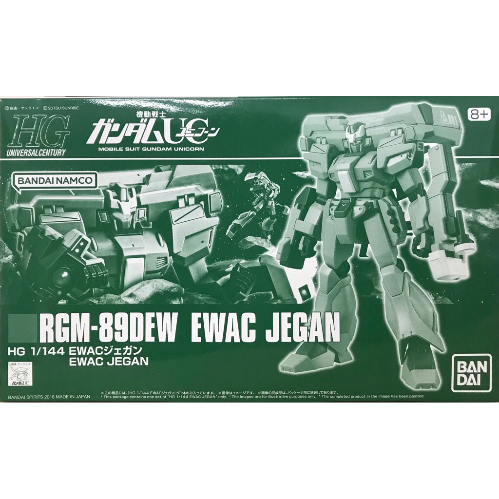 Hg 1/144 RGM-89DEW Ewac Jegan
