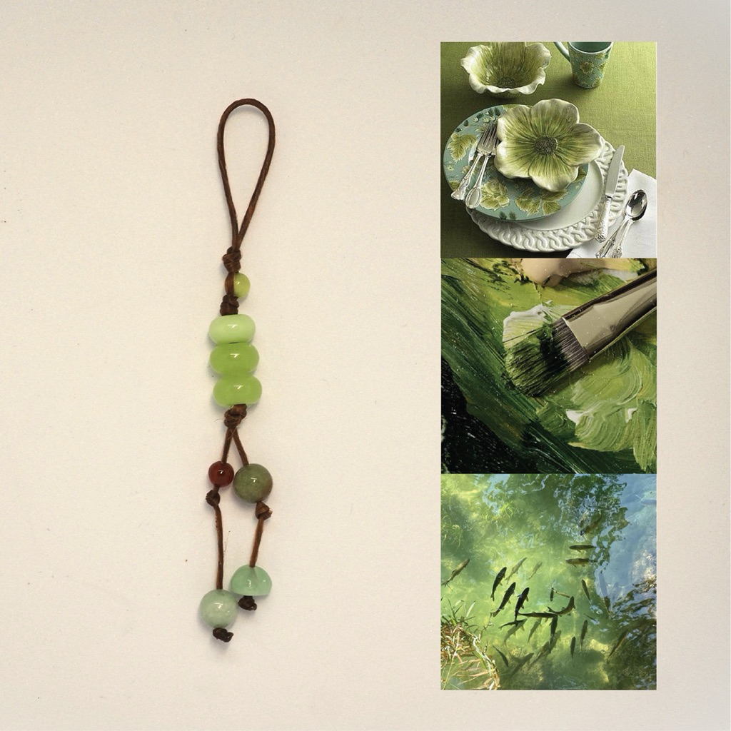 พวงกุญแจ พวงโทรศัพท์ เชือกเทียนทำมือ | keychain wax cord handmade (คละจี้)