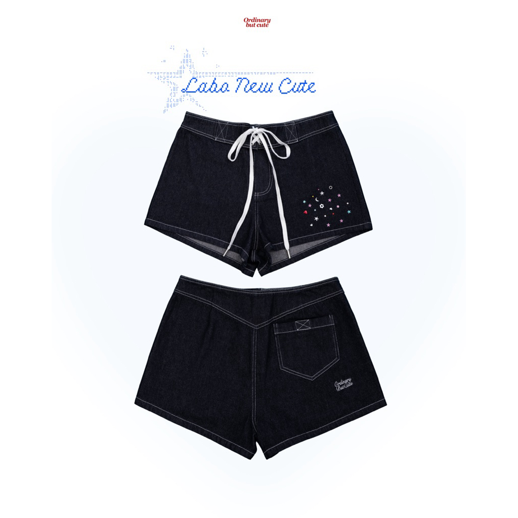 25.12 labo new cute กางเกงยีนส์ขาสั้น