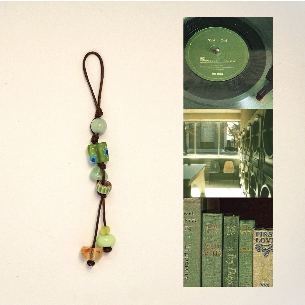 พวงกุญแจ พวงโทรศัพท์ เชือกเทียนทำมือ | keychain wax cord handmade (คละจี้)