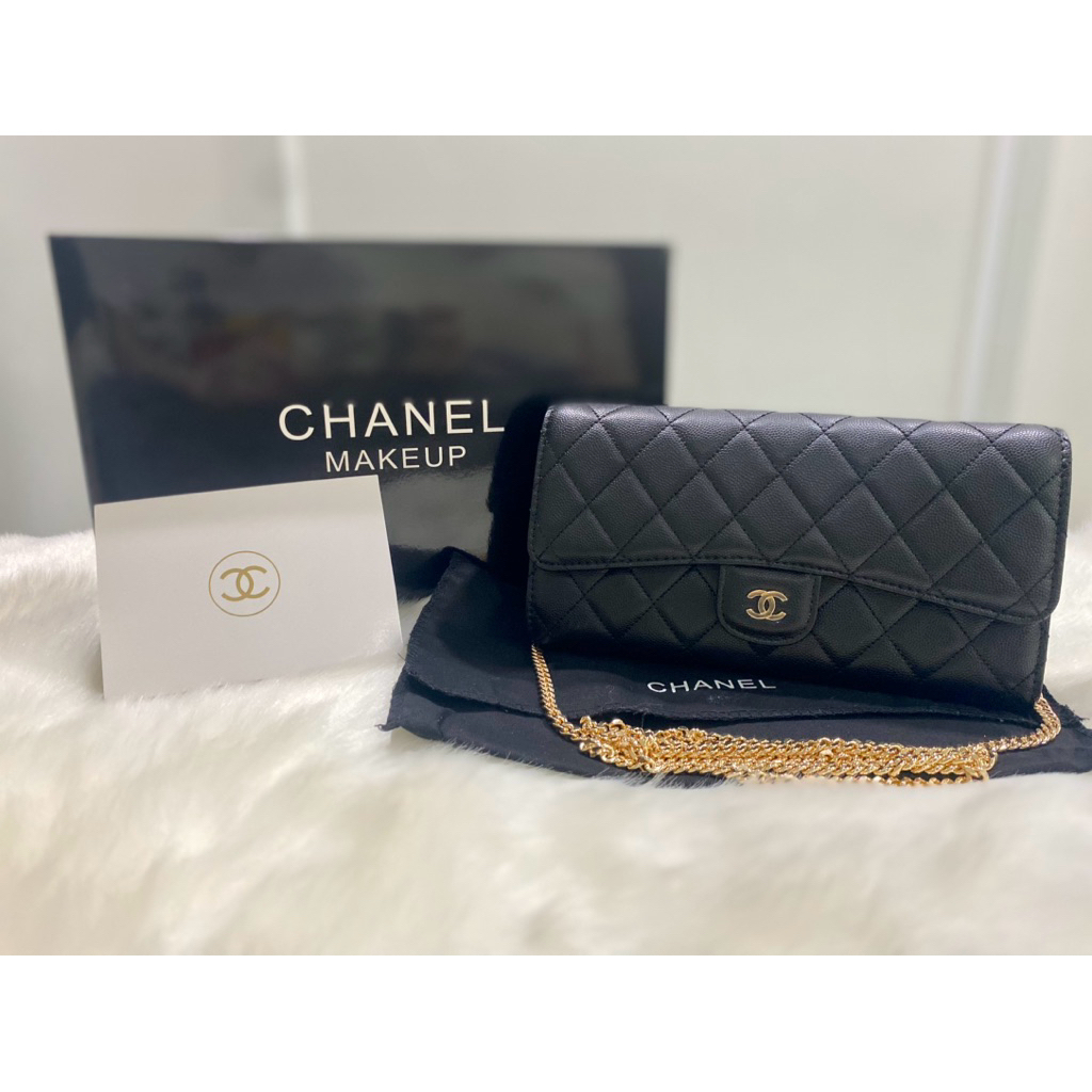✅พร้อมส่ง❤️VIP Gift Premium Gift ของแท้💯% กระเป๋า Cc wallet on chain with box