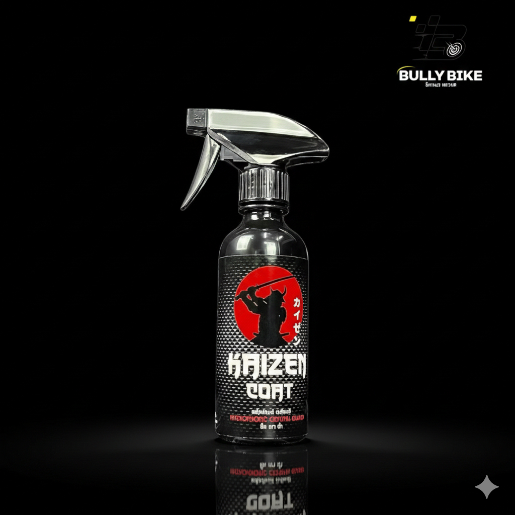 น้ำยาเคลือบแก้ว KAIZEN COAT เคลือบสีเงา กันน้ำ ติดทนนาน