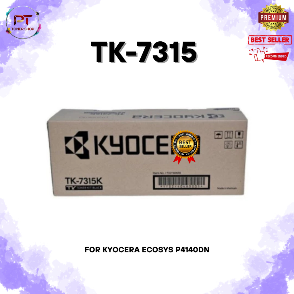 หมึกพิมพ์แท้ TK-7315 สำหรับเครื่อง Kyocera Ecosys P4140dn ประกันศูนย์