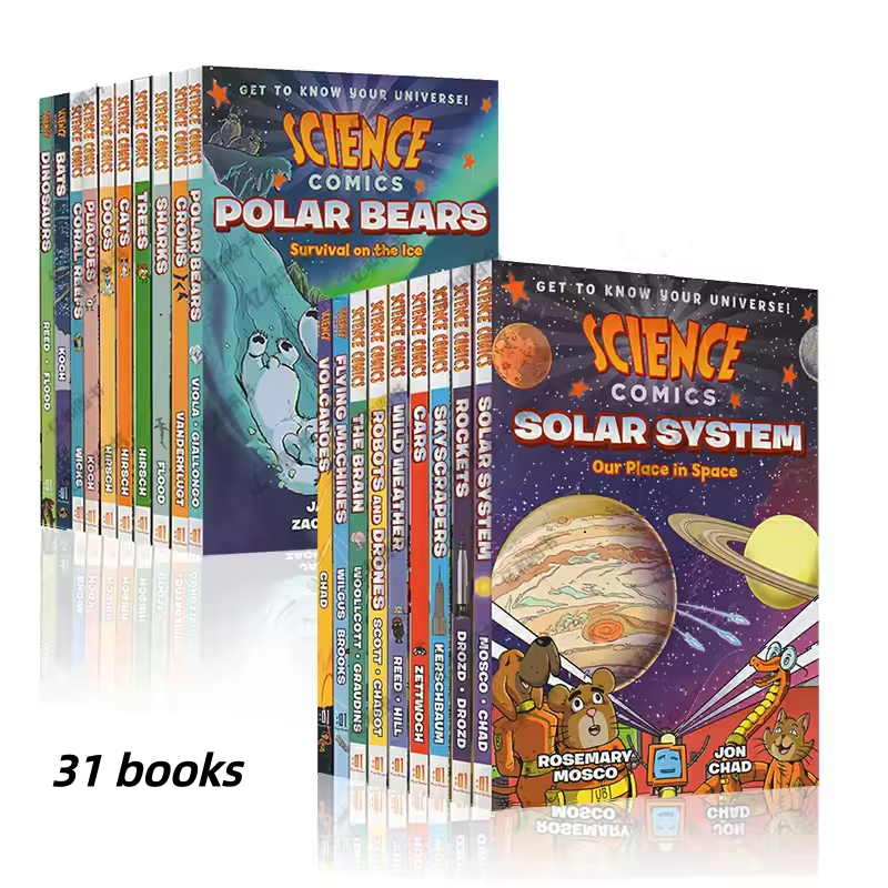 Science Comics Children's exploration of nature science comic book 31 books