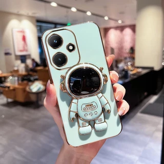 เคส ขาตั้ง สำหรับ OPPO A6T A6PRO A6X A6 A5PRO A5X A5i A3 A3X A5 A3PRO การ์ตูน อวกาศ หรูหรา กันกระแทก แบบนิ่ม ตั้งได้