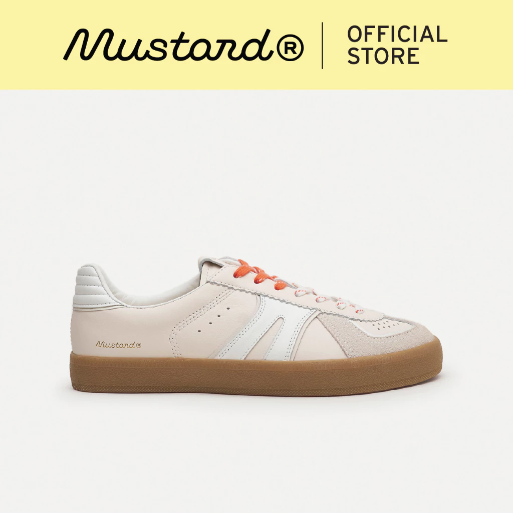Mustard Trace Vanilla Cream | รองเท้าหนังแท้