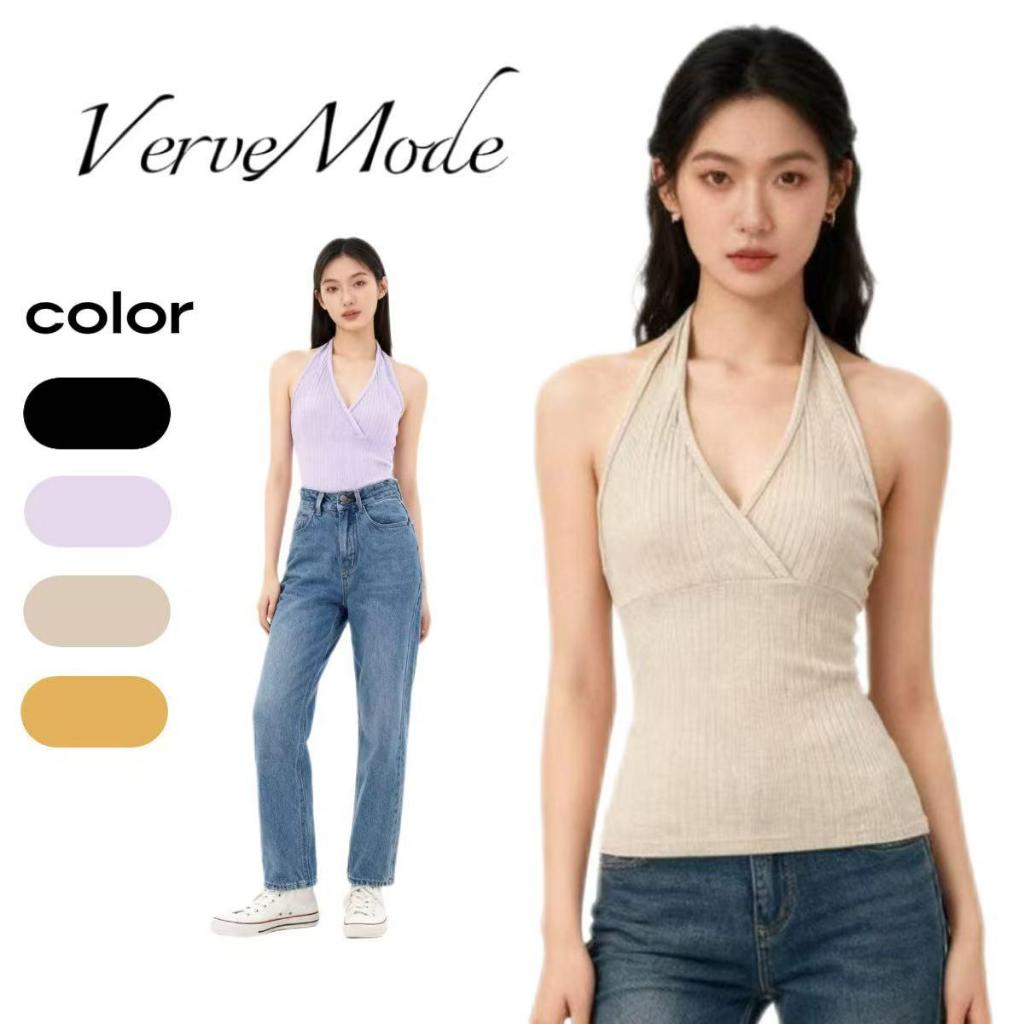 VerveMode.🍓จัดส่งในประเทศไทย🍓เสื้อกั๊กคอวีไขว้สไตล์สาวฮอตปี 2026 เสื้อกล้ามฤดูร้อนใหม่