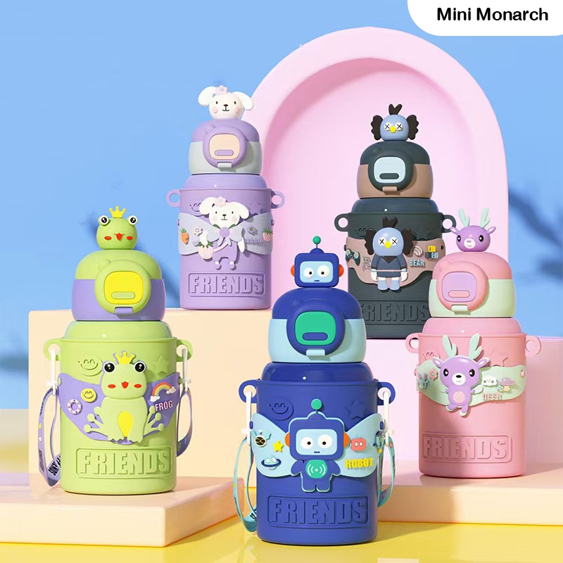 Mini Monarch กระติกน้ำเด็กสแตนเลส 316 สำหรับเด็ก เก็บอุณหภูมิขนาด 450 ML เก็บความเย็น เก็บความร้อน