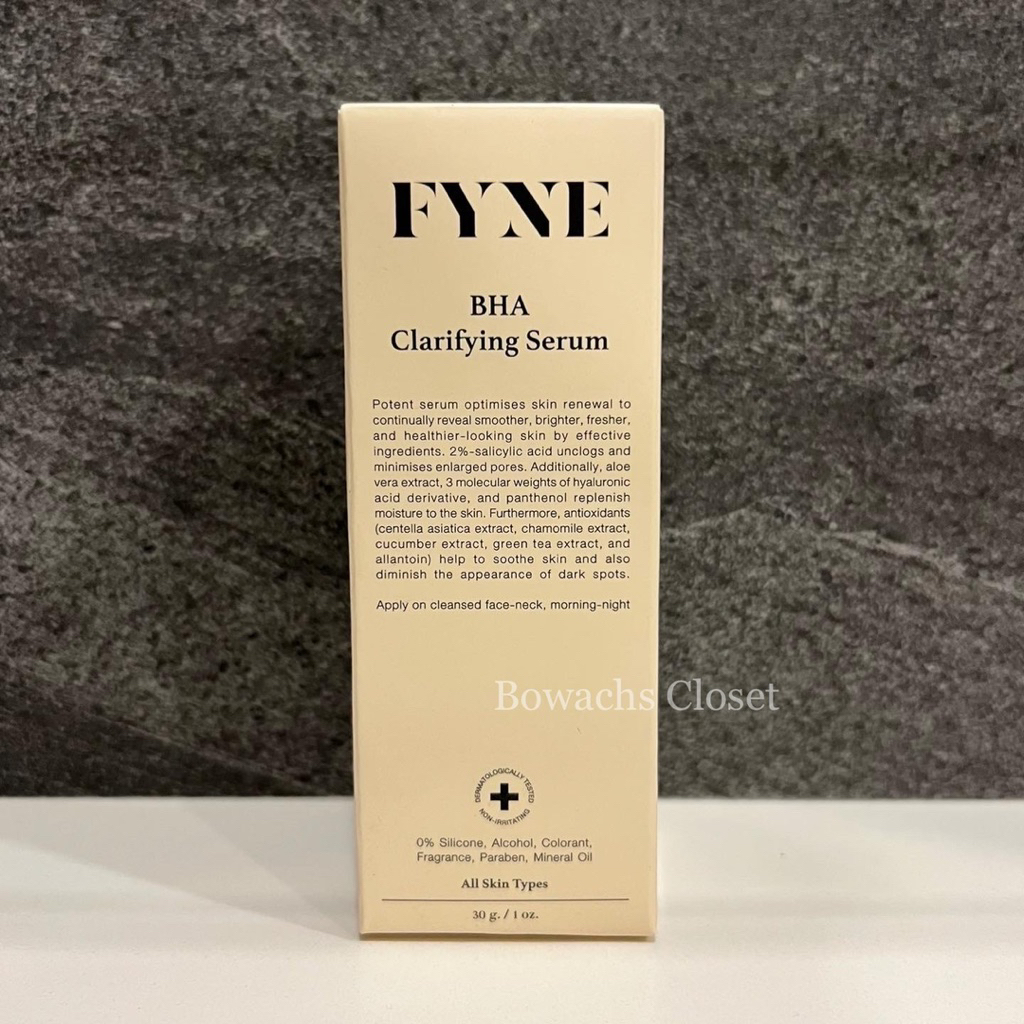 (NEW) FYNE BHA Clarifying Serum