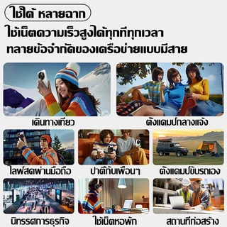 🔥 4G/5G ไวไฟพกพา Pocket WIFI 2600Mbps เราเตอร์ไร้สาย โมบายไวไฟ Router รองรับทุกซิม สามารถเชื่อมต่อหลายเครื่อง