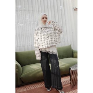 Heartmade-Solie wild-leg jeans👖🪡(s-3xl)สินค้าพรัอมส่ง