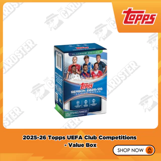 [พร้อมส่ง] 2025-26 Topps UEFA Club Competitions - Value Box ห้ามพลาด !!