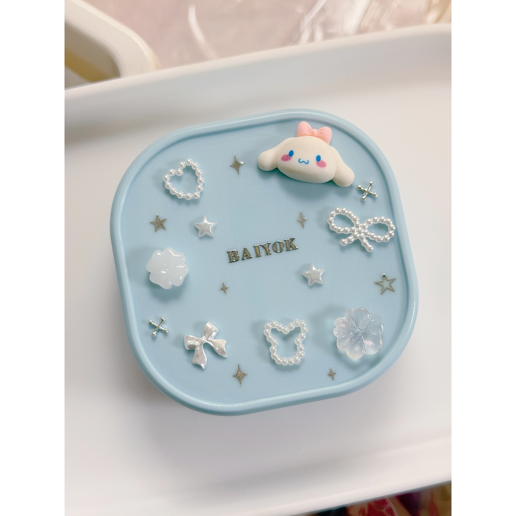 กล่องรีเทนเนอร์ ใส่ชื่อได้ (งานเคลือบเรซิ่น