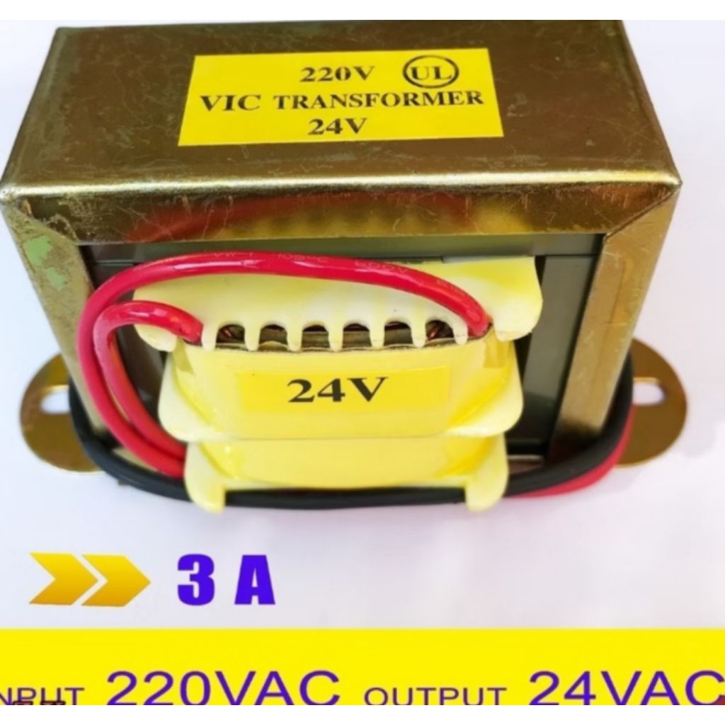 พร้อมส่ง หม้อแปลง Transformer  Input 220VAC Output 24V  3A ส่งทุกวัน