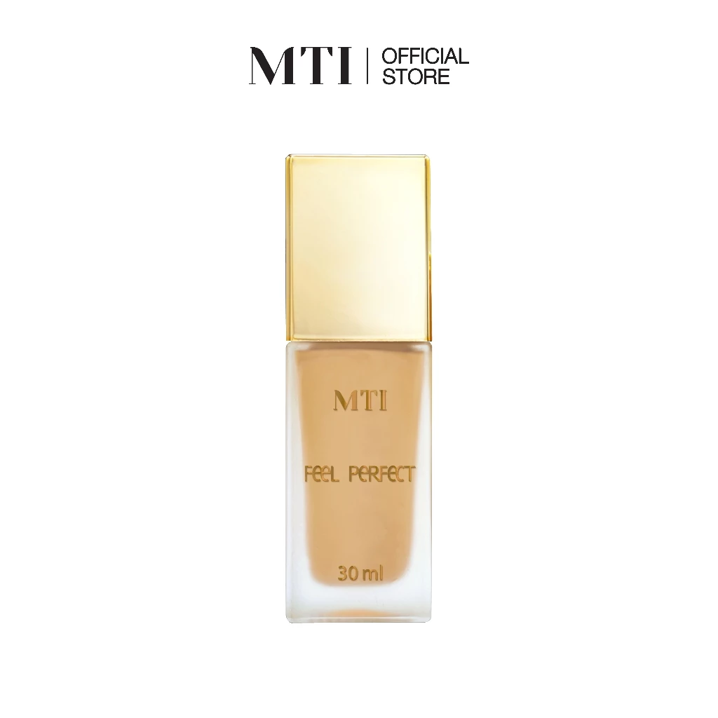 MTI Feel Perfect รองพื้นเนื้อลิควิค เกลี่ยง่าย ปกปิดเรียบเนียน กันน้ำกันเหงื่อ ขนาด 30 มล.CUFG4
