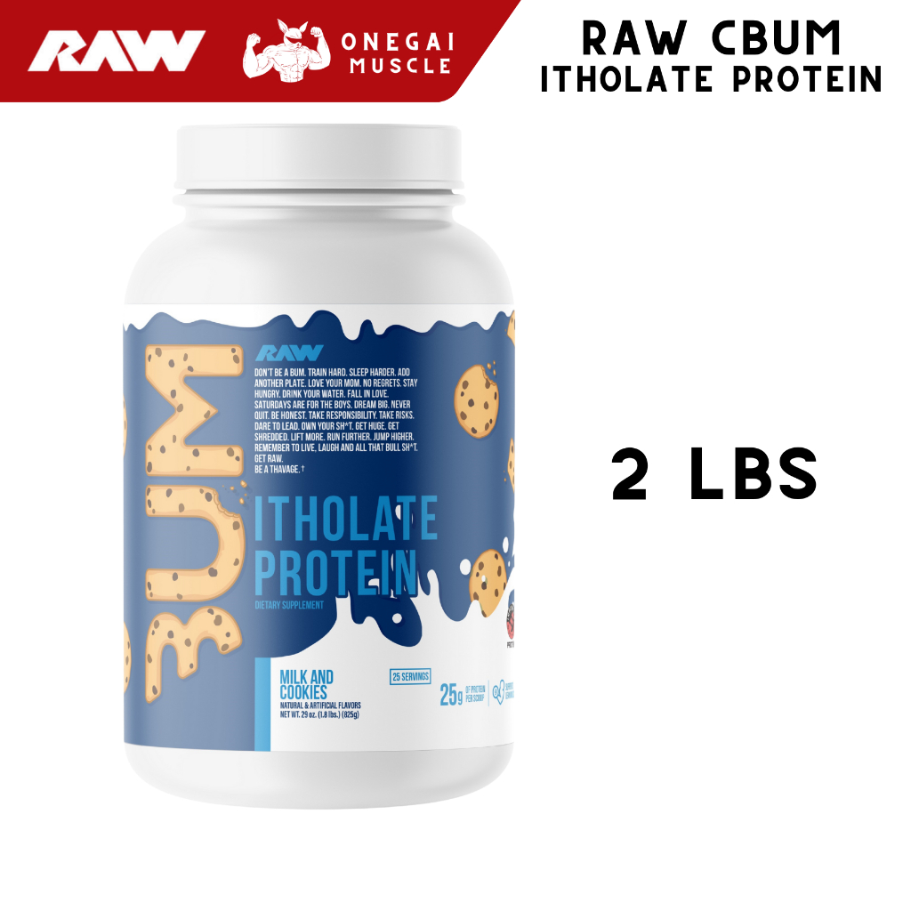 RAW Nutrition CBUM Itholate Protein 2 LBS, CBUM, Whey Protein, RAW เพิ่มพลังงาน