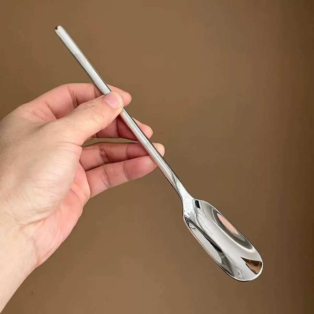 ช้อนตักนมผงช้อนของหวานช้อนกาแฟช้อนไอติมสแตนเลส18/10ญี่ปุ่น