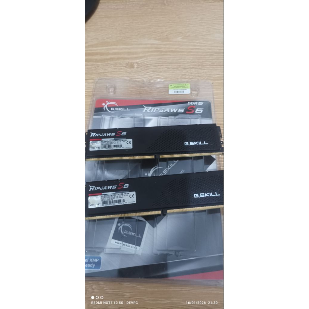 RAM DDR5 GSkill 16*2 Bus5600