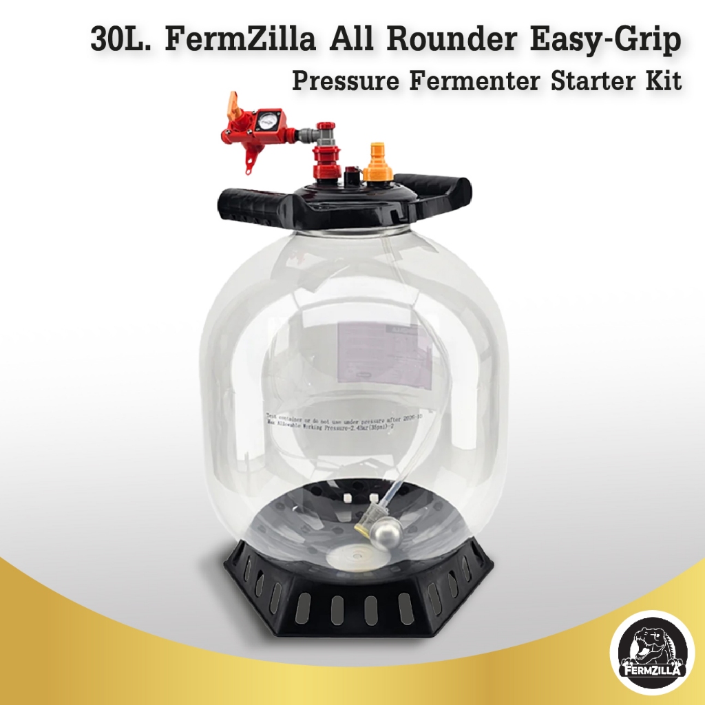 30L FermZilla All Rounder Easy-Grip Pressure Fermenter Starter Kit