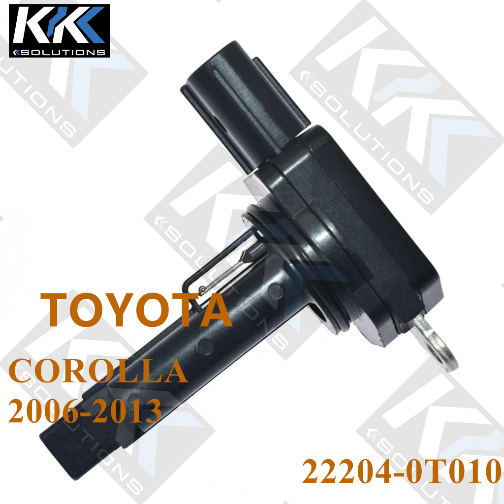 [Kksolutions]  เซนเซอร์การไหลของอากาศ  22204-0T010 TOYOTA COROLLA CAMRY YARIS 2006-2013 4ZZ-FE 1AZ-F