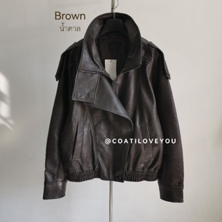 **ของแท้​พร้อมส่​งจาก​ไทย*​*ZARA​ ​FAUX​ LEATHER​ VTG JACKET…