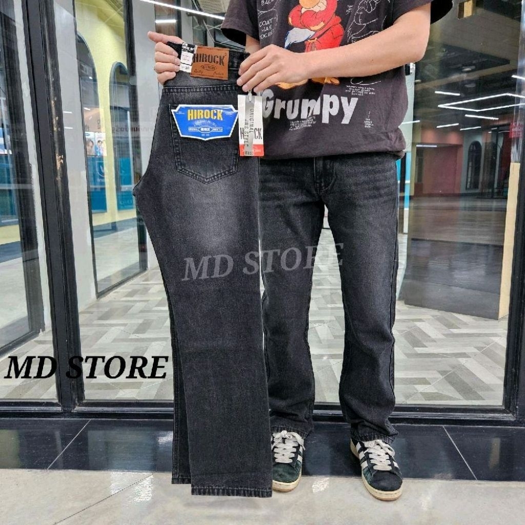 กางเกงยีนส์กระบอกกลางHirock
