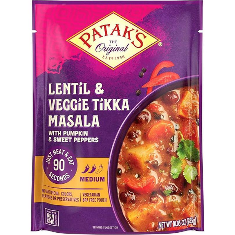 Patak's Vegetarian Lentil & Veggie Tikka Masala Medium Spicy