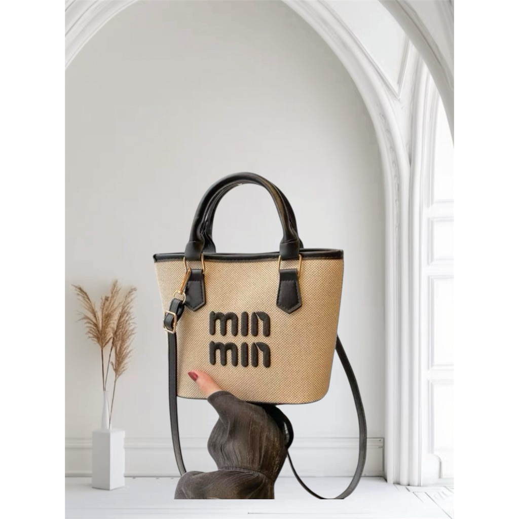 กระเป๋าสะพายข้างทรงถังminmin