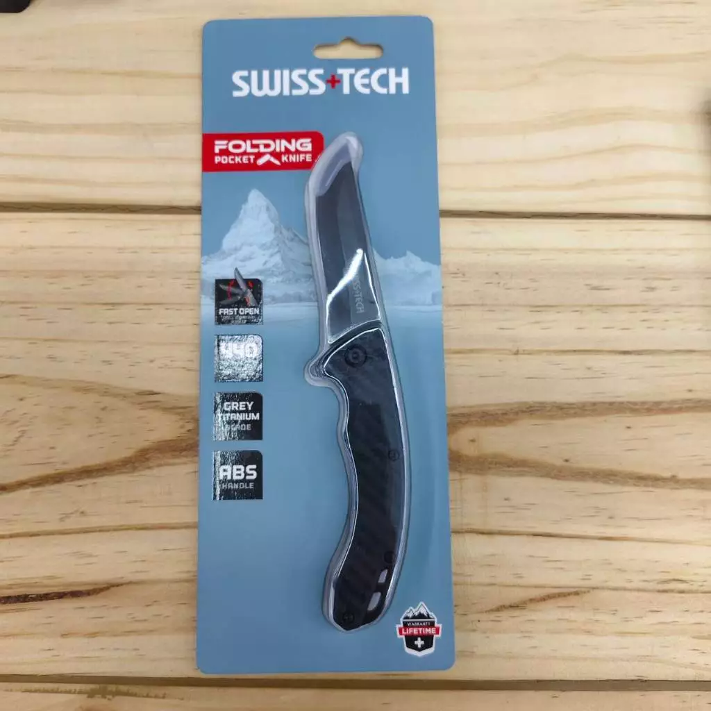 SWISS+TECH ST014039 มีดพับพกพา (มีดเดินป่า) มีหลายแบบ รับประกันของแท้