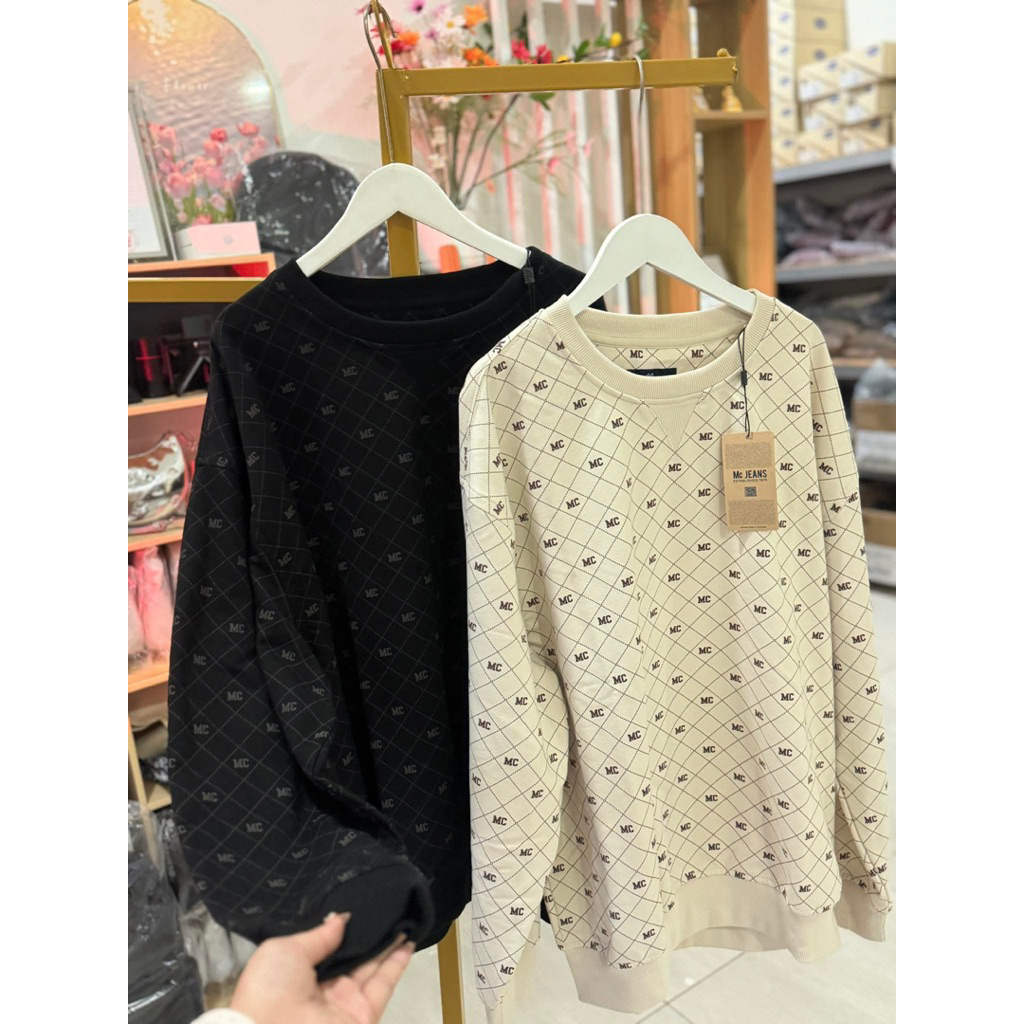 Mc jeans เสื้อเเขนยาวสเวตเตอร์ Unisex ทรงเรกูลาร์ (Regular) MSWZ035  ครบสี