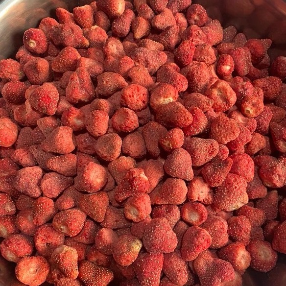 สตรอเบอรี่ ฟรีซดราย size จิ๋ว 1 กิโล และ ยกลัง 5 กิโล  (Strawberry Freeze Dried) อิ่มอร่อย by WM - รูปที่ 2