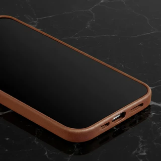 A115 FOR IPHONE 16 หนังแท้ เคส กันกระแทก Leather วางชาร์จได้ MS CASE FOR IPHONE 12 13 14 15 PRO MAX PLUS