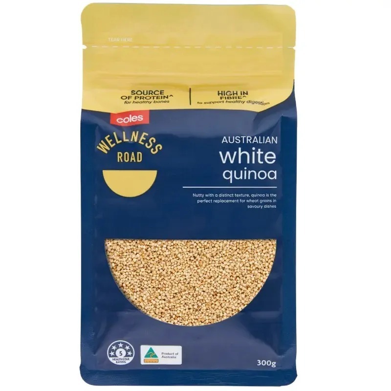 ควินัวขาวอบแห้ง 300 กรัม | Coles Australian White Quinoa ธัญพืชเพื่อสุขภาพ  แบรนด์:Colesหลักการทำอาห