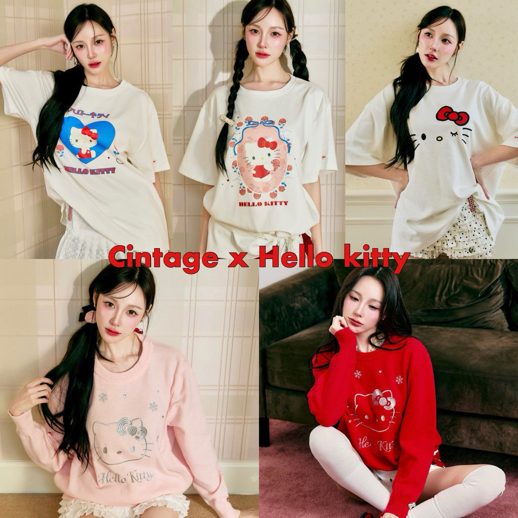 Cintage♡ CT2154 Cintage x kitty CNY | Oversize knitting